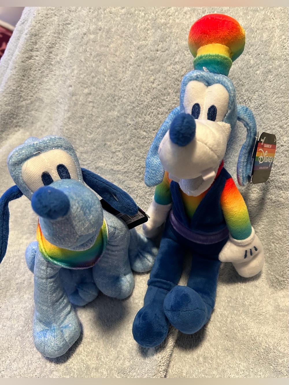 GOODY & PLUTO EXCLUSIVE PRIDE COLLECTION PLUSHIES/DISNEY PARKS/NWT!